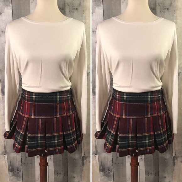 abercrombie plaid skirt